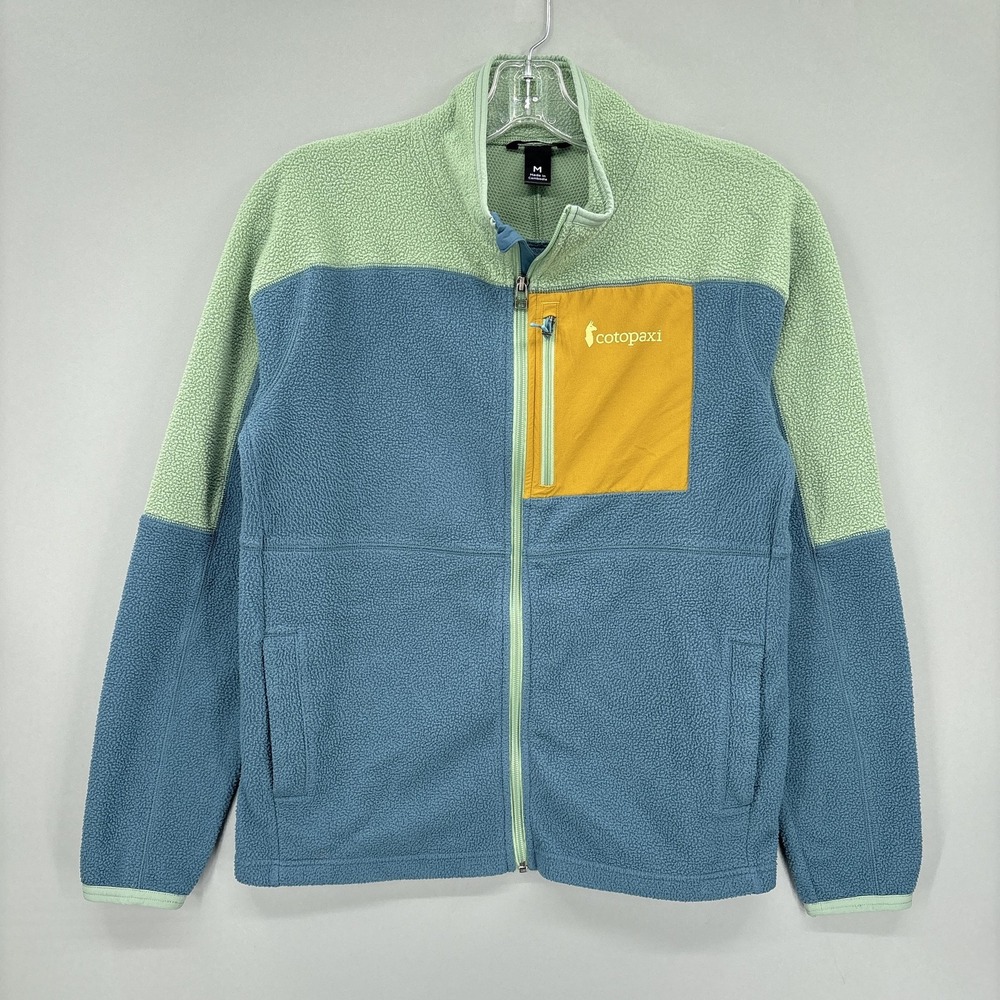 Cotopaxi Jacket Women Medium Multicolor Fleece Colorblock Full Zip Hiking Abrazo